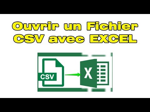 Vidéo: Comment Ouvrir Un Fichier Csv