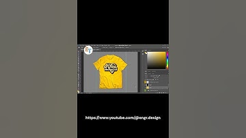 Thumbnail of How to change t-shirt color of any mockup in Photoshop | Engineering Tech