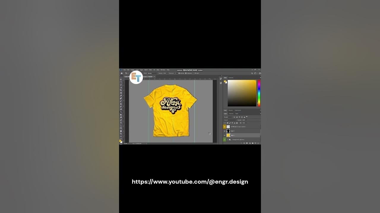 How to change t-shirt color of any mockup in Photoshop | Engineering Tech