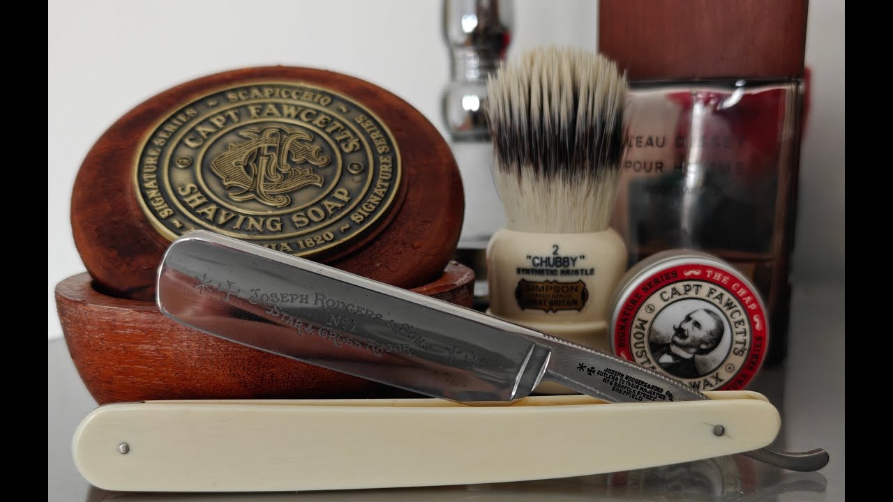 Joseph Rodgers & Sons No1 Star & Cross Sheffield Straight Razor Traditional Wet Shaving Cpt Fawcetts