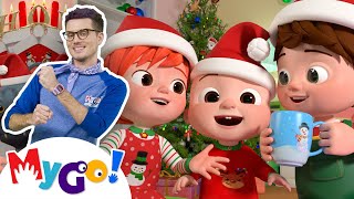 we wish you a merry christmas christmas songs cocomelon mygo sign language for kids asl