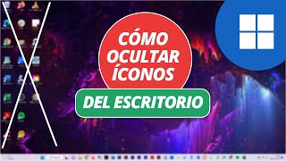 Cómo ocultar los íconos del escritorio | Tutorial Windows