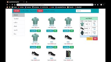 ระบบร้านค้าออนไลน์ Shop V.1 PHP MySQLi Admin LTE Bootstrap 4