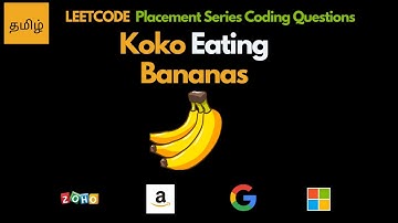 கோகோ வாழைப்பழம் சாப்பிடுவது - தமிழ் - லீட்கோட் 875