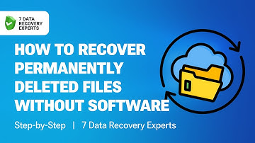 Recover Permanently Deleted Files on Windows 10/11 - No Software Needed!