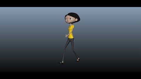 Human Walk Cycle - 3D Animation