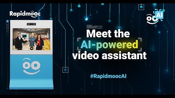 Meet the new AI-powered Video Assistant on the Rapidmooc studios