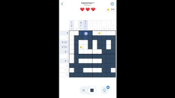 Daily Challenge: Nonogram 1 September 2023