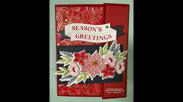 *Spoiler Alert* Christmas Greenery fun fold card & day 10 in the12 days of crafting advent calendar