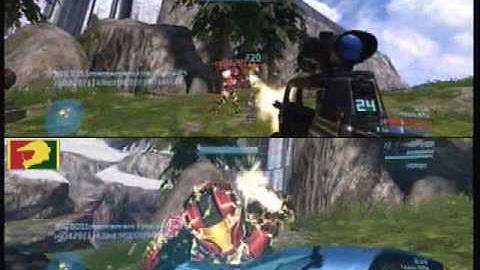 Halo 3 HR Clan Team BRs on Valhalla split screen gameplay!!!