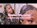 Detailed Wig Install | Easy &amp; Cute Styling Tutorial | Hermosa Hair