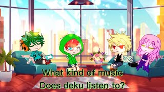 What music does deku listen to? 13+