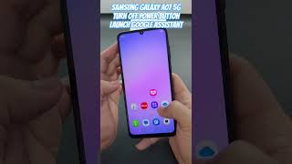 Samsung Galaxy A07 5G Turn off Power Button Launch Google Assistant