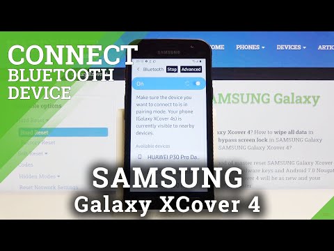 How to Pair SAMSUNG Galaxy Xcover 4 with Other Devices by Bluetooth