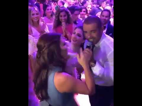 عمرو دياب يغازل أصالة في حضور دينا الشربيني والاخيرة تستنكر