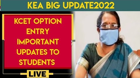 KCET option entry |students documentary verification slip download KCET important updates2022 |#kcet