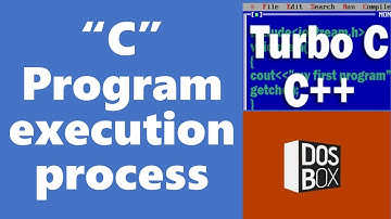 Program Execution in C | Turbo C++ Compiler | C program compilation process | C program execution
