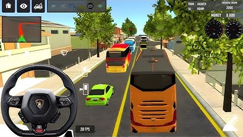 Indonesia Coach bus driving😱🚌 | Euro bus simulator 2025 Android Gameplay #game 1 Part 3