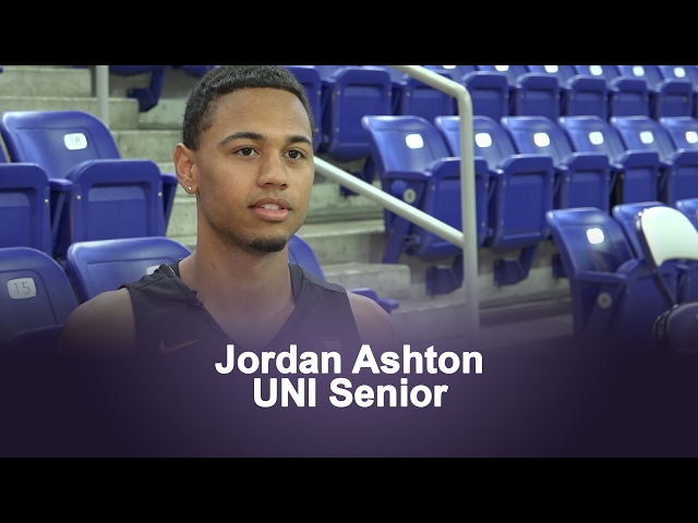 Jordan Ashton, UNI Basketball Senior class=