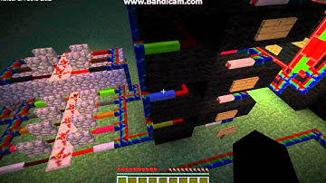 Minecraft RedPower: 7 Segment Display