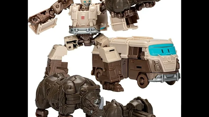 Transformers: Rise of the Beasts Movie Beast Alliance Beast Weaponizers Wheeljack with Rhinox 2-Pack