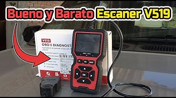 Este ESCANER Automotriz V519 Bueno y Barato es Perfecto para Codigos de Falla Luz Chek Engine y mas