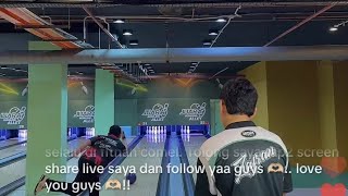 Buat live pertandingan final bowling dekat juara bowling alley Malaysia di TikTok 14 March 2026