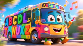 A Z Learning Bus Toy Learn Abc For Kids Preschool Educational Video