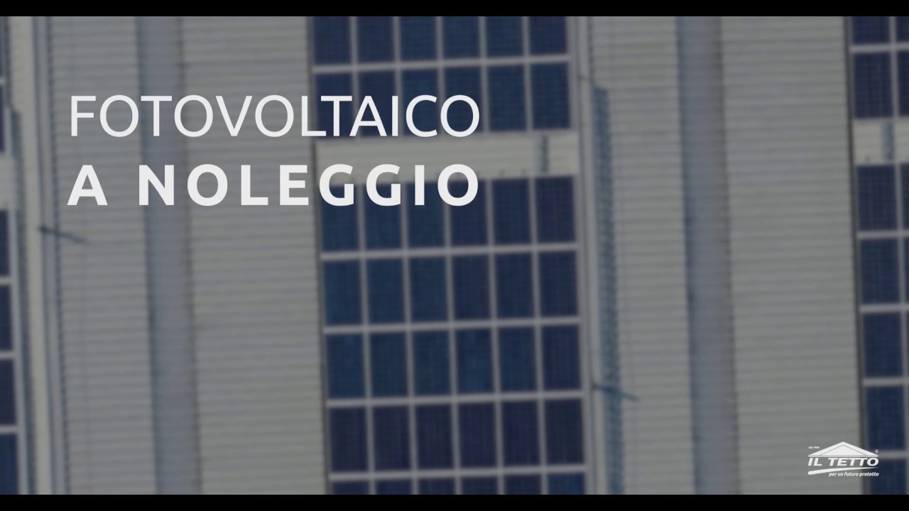 Fotovoltaico a Noleggio