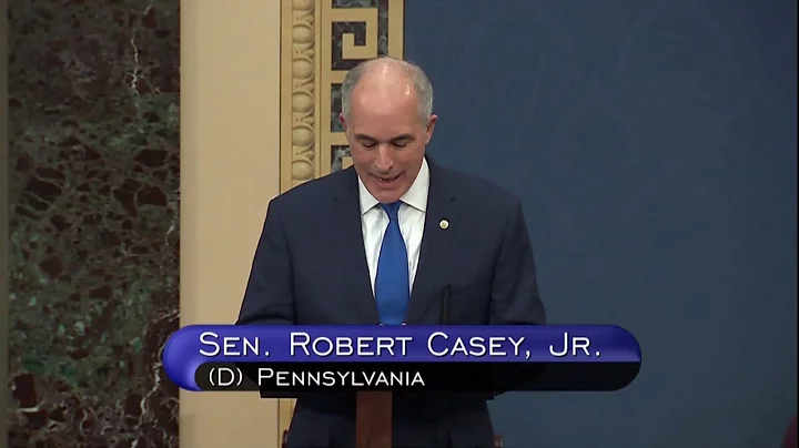 Senator Casey speaks on the Senate floor on the ob...