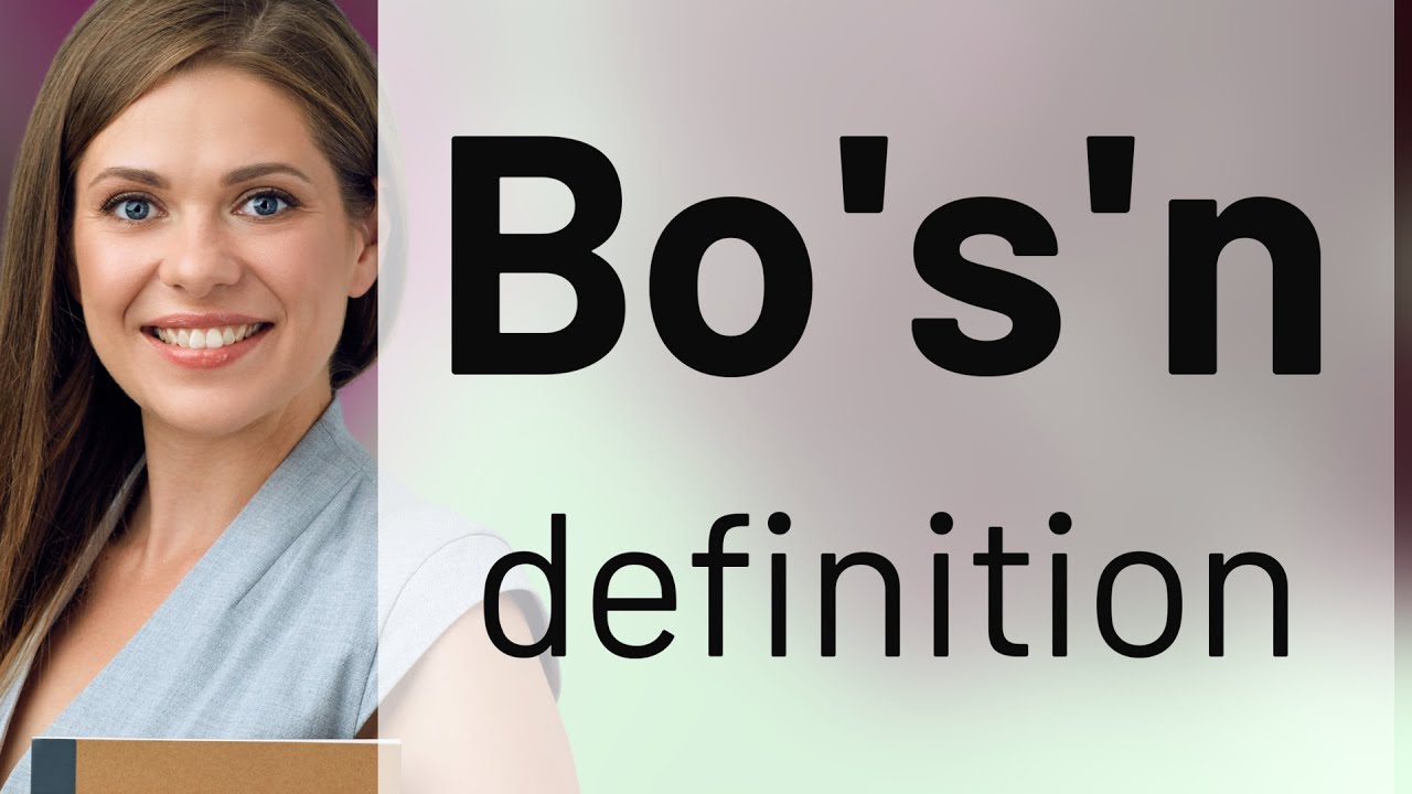 Bo's'n • what is BO'S'N definition YouTube