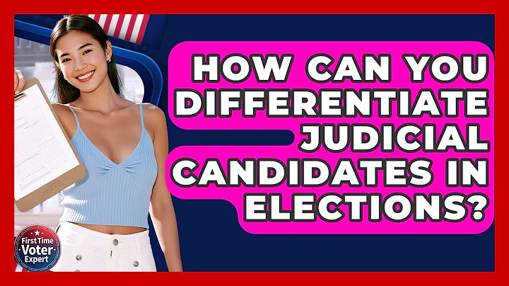 How Can You Differentiate Judicial Candidates In Elections? - First Time Voter Expert