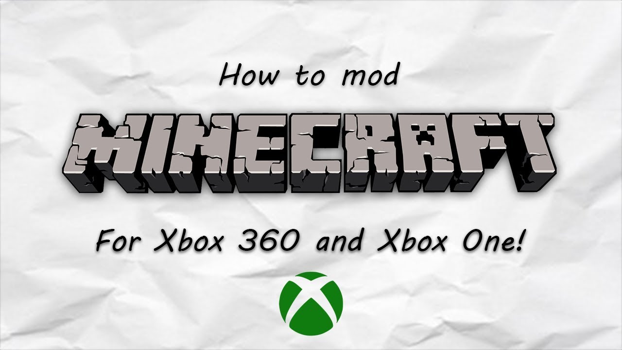 How to mod Minecraft on Xbox 360/One! (2019) - YouTube
