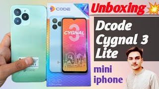 Dcode cygnal 3 lite unboxing quick review| mini iphone look| BilalMobiles8