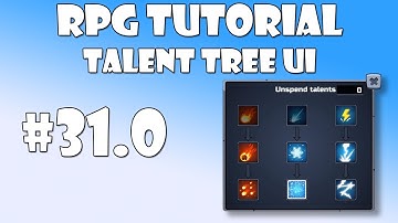 #31.0 Unity RPG Tutorial - Talent tree UI