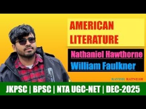 American Literature | William Faulkner | MCQ | JKPSC | BPSC | NET