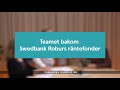 Teamet bakom Swedbank Roburs räntefonder