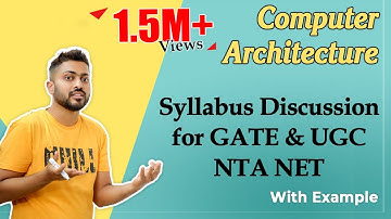 L-1.1: Computer Organization and Architecture Syllabus Discussion for GATE and UGC NTA NET