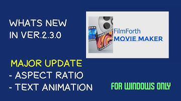 New Text Animation in FilmForth Free Video Editor