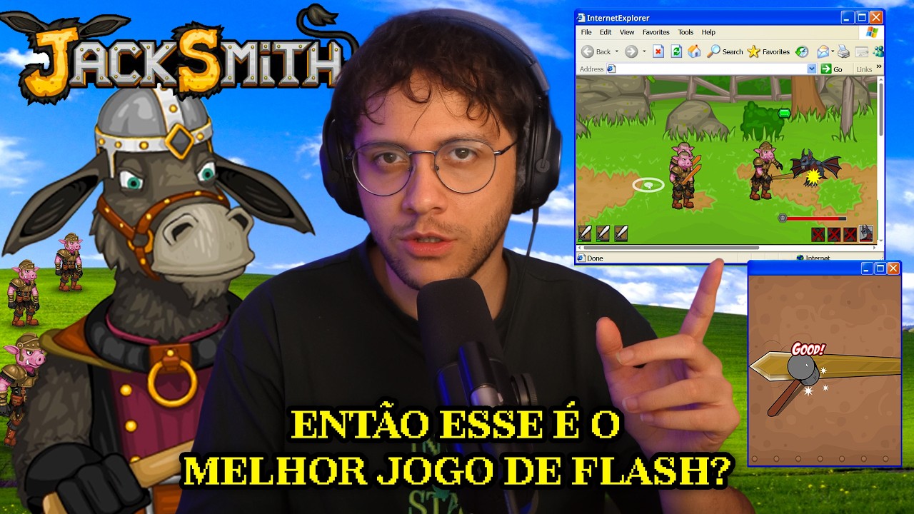 o jogo de flash MAIS SATISFATÓRIO que existe (um ferreiro chamado jacksmith)