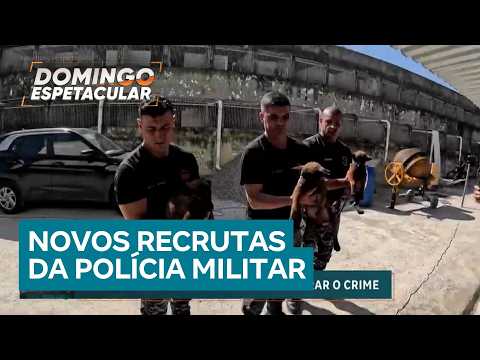 Police dog puppies begin training in Rio de Janeiro