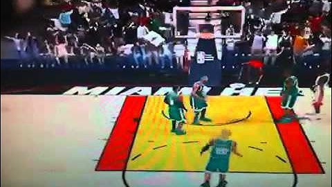 NBA 2K11 Amazing Fadeaway buzzer beater by Chris Bosh