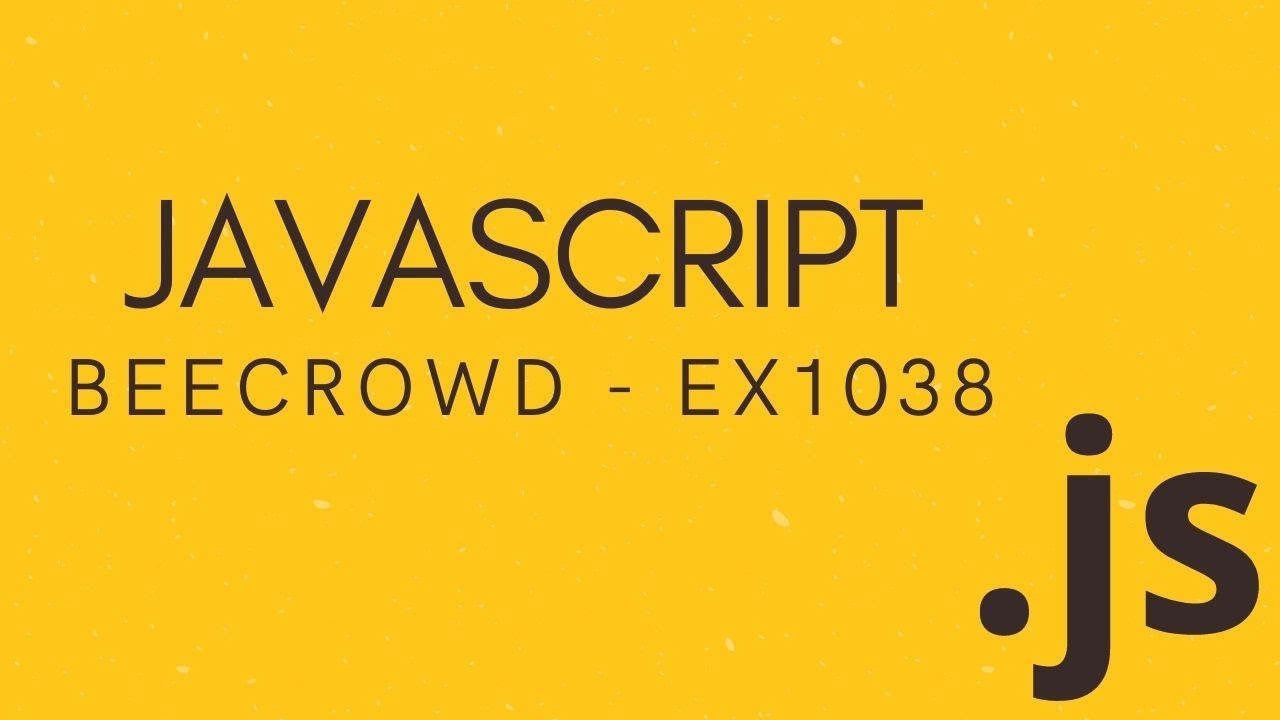 Beecrowd - Exercício 1038 - JavaScript - YouTube