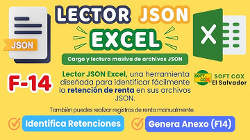 Lector JSON Excel F14: Identificador masivo de Retenciones de Renta y Generación del Anexo F14.