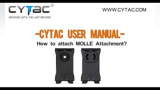 Molle Attachment User Manual - Cytac