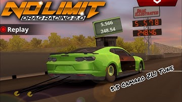 No Limit Drag Racing 2 - 5.5 Camaro ZL1 Fastest Tune