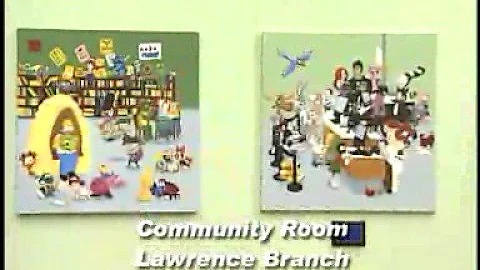 Between The Lines: Lawrence Branch Library Mural