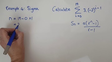 Grade 12 Sequences and Series Part 4d GS Example 4 with Sigma
