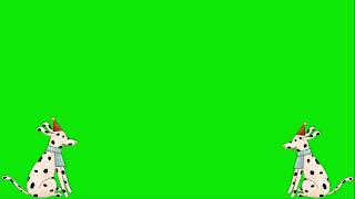Welcome Dogs Green Screen