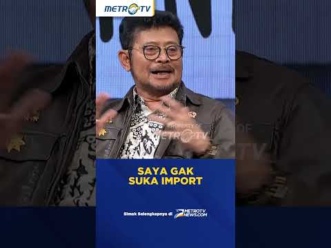 Syahrul Yasin Limpo: Saya Gak Suka Import #shorts